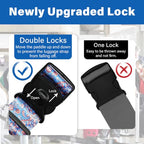Luggage Straps for Suitcases (Blue Diamond)
