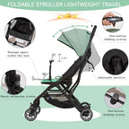Ultra Compact Travel Stroller (Green)