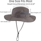Connectyle Women's UPF 50+ Sun Hat UV Protection Wide Brim Bucket Hat Summer - Image 3