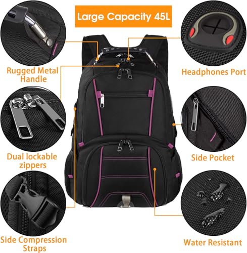 Extra Large Backpack (Purple)
