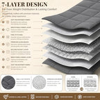 Weighted Blanket for Adults 20lbs (01-dark Grey / 48" x 72" | 20lbs)