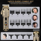 Beard Trimmer Kit Hair Clipper Set Professional Electric Foil Shaver Razor for Men Haircutting Machine for Barber Clippers and Trimmers Grooming Kit Nose Body Hair Trimmer (26 Piece Set)
