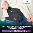 Travel Money Belt & Passport Holder (Beige)