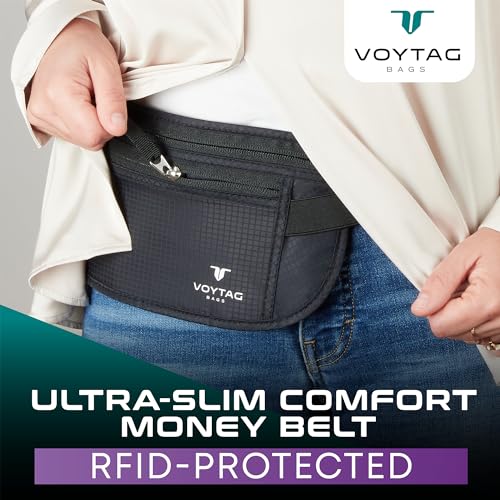 Travel Money Belt & Passport Holder (Beige)