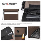 Fireproof Bag Dual Reflective Strips (Brown / Large size)