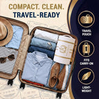 Travel Memory Foam Cervical Pillow (Travel 18 x 12 x 5")