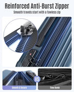 20 Inch Carry On Luggage 22x14x9 Airline Approved (Royal Blue / Carry-On - 20")