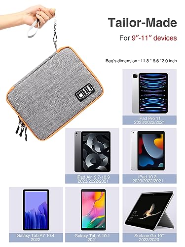 Travel Cable Organizer Bag (Large / Gray)