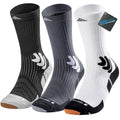 Coolmax Compression Running Socks：20 (9-13 / A-white Grey Black)