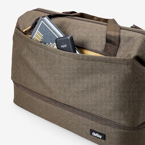 Double Decker Weekender 40L Travel Duffel Bag Water (Dune)