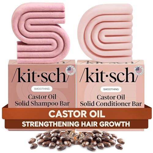 Castor Oil Shampoo and Conditioner Set for Hair Growth