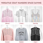 Space Saving Clothes Hangers (Gray)