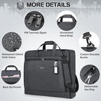 Garment Bags for Travel Carry On Garment Bag for Hanging Clothes (Grey)