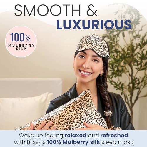 Silk Sleep Mask (Leopard)