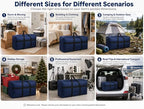 Extra Large Canvas Storage Duffle Bag (130L - 35"l x 11.8"w x 19"h / Canvas Black)