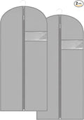Garment Bags for Hanging Clothes, Dress Bags for Gowns Long, 2 Pack by LXLOVESMEggRings