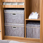 Large Storage Boxes with Lids [5 (Gray / Large(5-Pack))