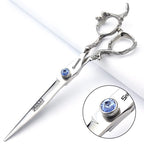 6/7/8/9 Inches Professional Hairdressing Scissors Set,Stainless Steel Hairdressing Scissors for Women & Men… (6 inch 2PC) (6 Inch 2pc)