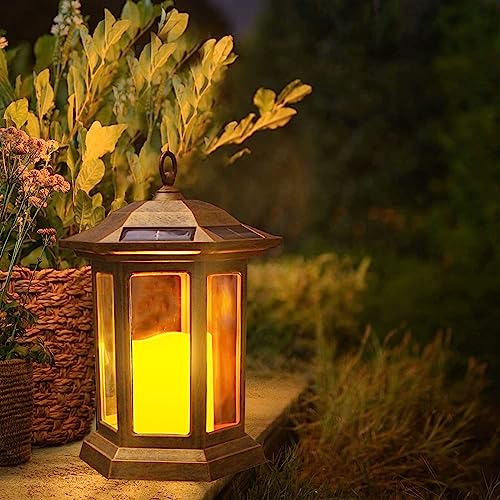 Solar Lantern Outdoor (Copper candle)