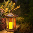 Solar Lantern Outdoor (Copper candle)
