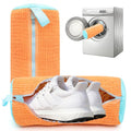 2PCS Orange Shoe Washing Machine Bags for All Shoe Types (Orange / 2PCS)