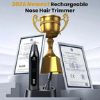 Ear and Nose Hair Trimmer for Men (Black)