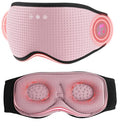 Bluetooth Sleep Headphones with 3D Eye Mask for Zero Pressure (Gloss Pink)