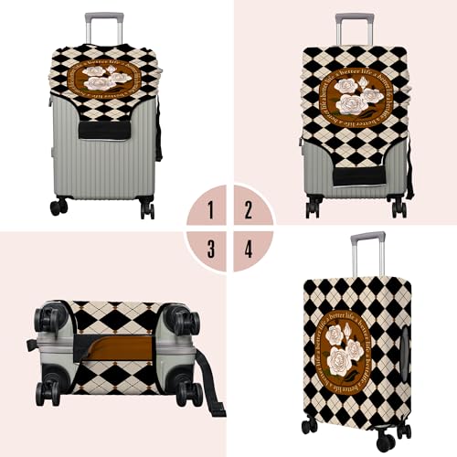 Travel Luggage Cover Suitcase Protector Fits 18 (Square-1 / S(18-20in))