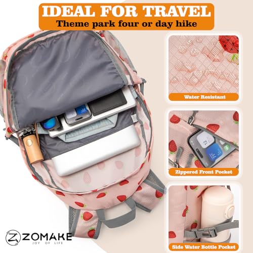 Lightweight Packable Backpack 30L (30L / D-strawberry Print)