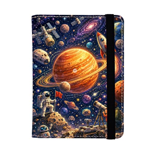 Galaxy Passport Holders Leather Passport Wallet for Travel Essentials (Galaxy / One Size)