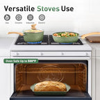 30pcs Pots and Pans (30 PCS Cookware Set / Green)