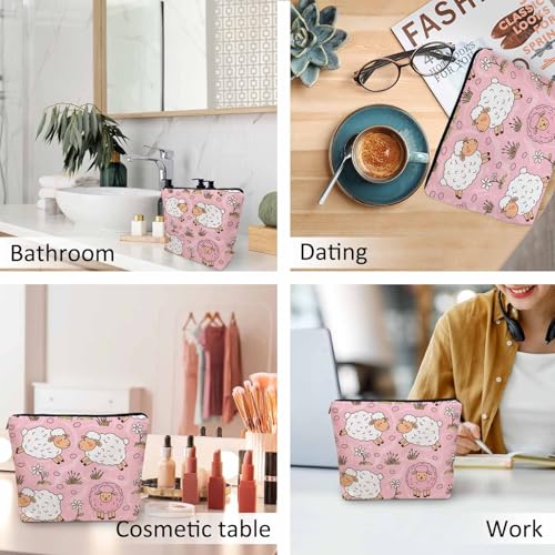 Makeup Bag For Purse Sheep (9 x 7.1 inch / Sheep)