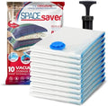 Vacuum Storage Bags with Hand Pump (Medium 10-Pack)