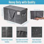4 Pack Heavy Duty Moving Bags (4 Pack / Dark Gray)