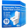 Disposable Toilet Seat Covers Flushable XL 50 Pack (X-Large (Pack of 50))