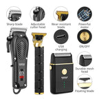 Hair Clipper Set for Men (Black a)