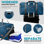 85L Travel Duffel Bag (Aegean Blue / 85L)