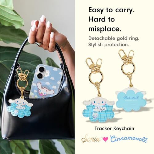 Keychain Case Compatible with Apple AirTag (Cinna Moroll Clouds)