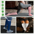 Wide Calf Compression Socks for Women Plus Size Pregnancy15 (3 Pair-pink/Navy/Grey / XX-Large)