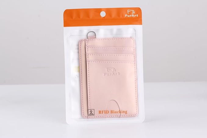 FurArt Slim Minimalist Wallet, Front Pocket Wallets, RFID Blocking, Credit Card - Image 8