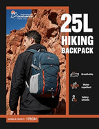 25L Hiking Backpack (Blue&orange / 25L)