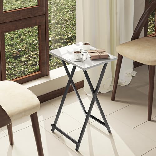 Foldable TV Trays (White-2pcs)