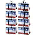 8 Pack Clear Extra Large Moving Bags (Clear / 8 Large)