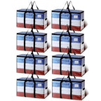 8 Pack Clear Extra Large Moving Bags (Clear / 8 Large)