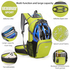 Small Hiking Daypack 15L for Running Cycling (Lime)