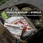 Mini 4 x 6 Inch Emergency Bandage Compression Trauma Pressure Wound Dressing Sterile Vacuum