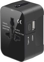 Travel Adapter, Worldwide All in One Universal Travel Adaptor AC Power Plug by MINGTONG