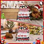 Christmas Tiered Tray Decor Set (Penguin)