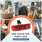 Luggage Scale Digital Suitcase Weight Scale for Travel (Red)