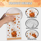 Fall Pumpkin Kitchen Towels 4 PCS
